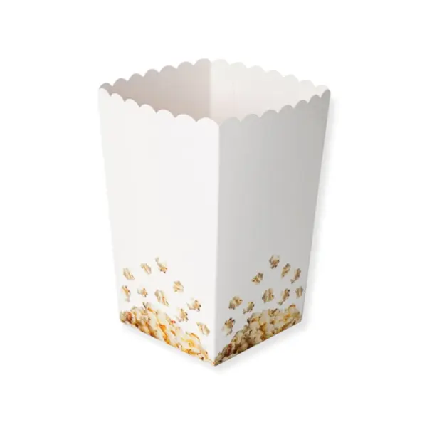 Cutii Popcorn din Carton (100 Buc/Set)