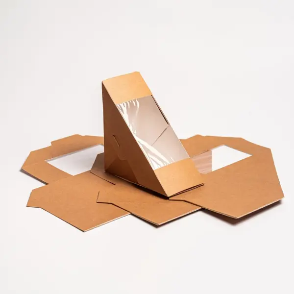 Triunghi Carton Pentru Sandwich (100 Buc/Set)